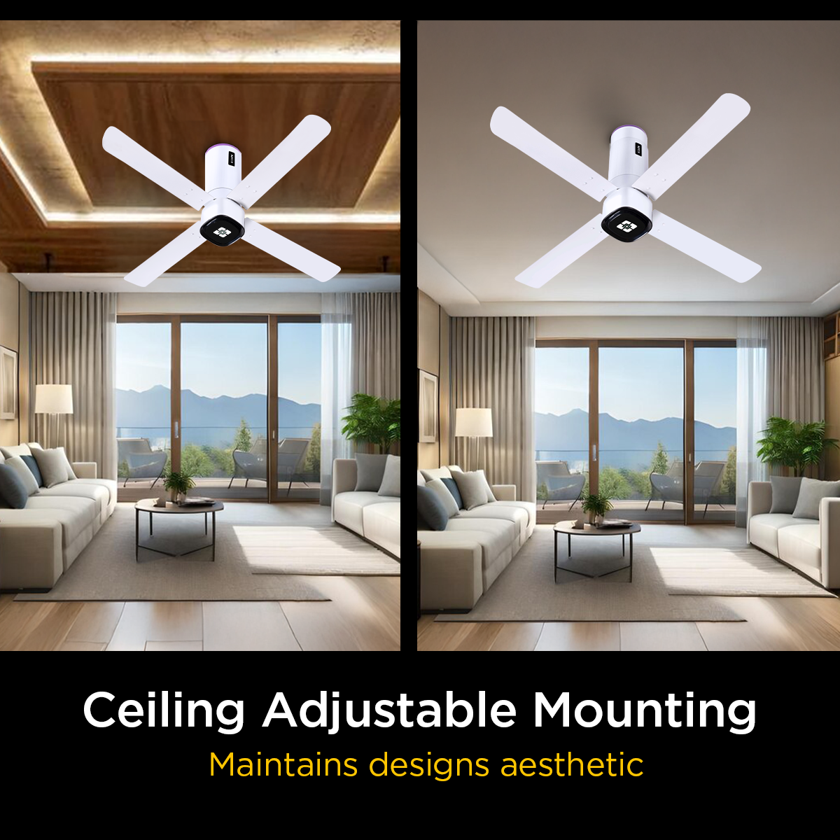 EcoLink AiroQuad Smart Ceiling Fan