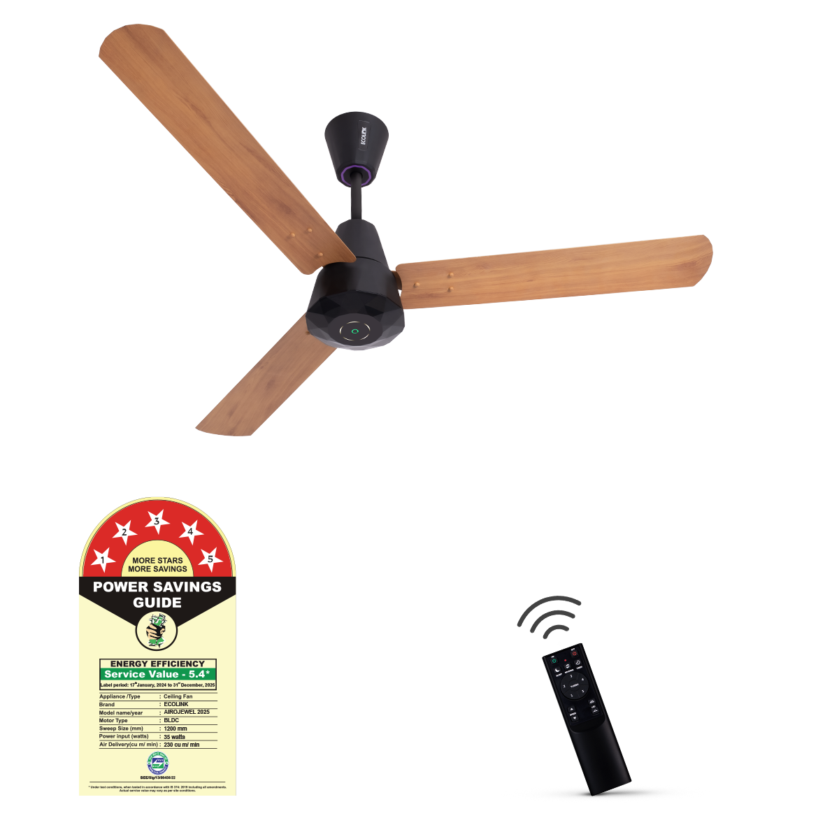 EcoLink AiroJewel BLDC Ceiling Fan