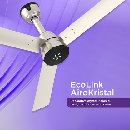 EcoLink AiroKristal BLDC Ceiling Fan