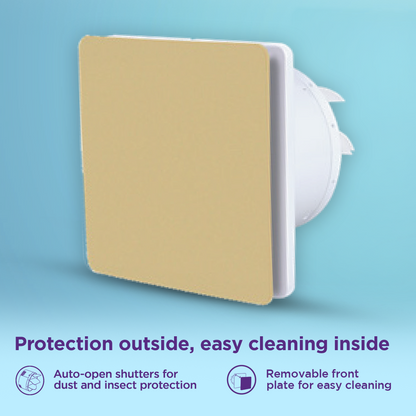 EcoLink Turbo Axial LUXE Exhaust Fan (Aspen Gold)