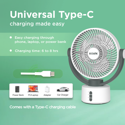 EcoLink Spin Smart Personal Fan