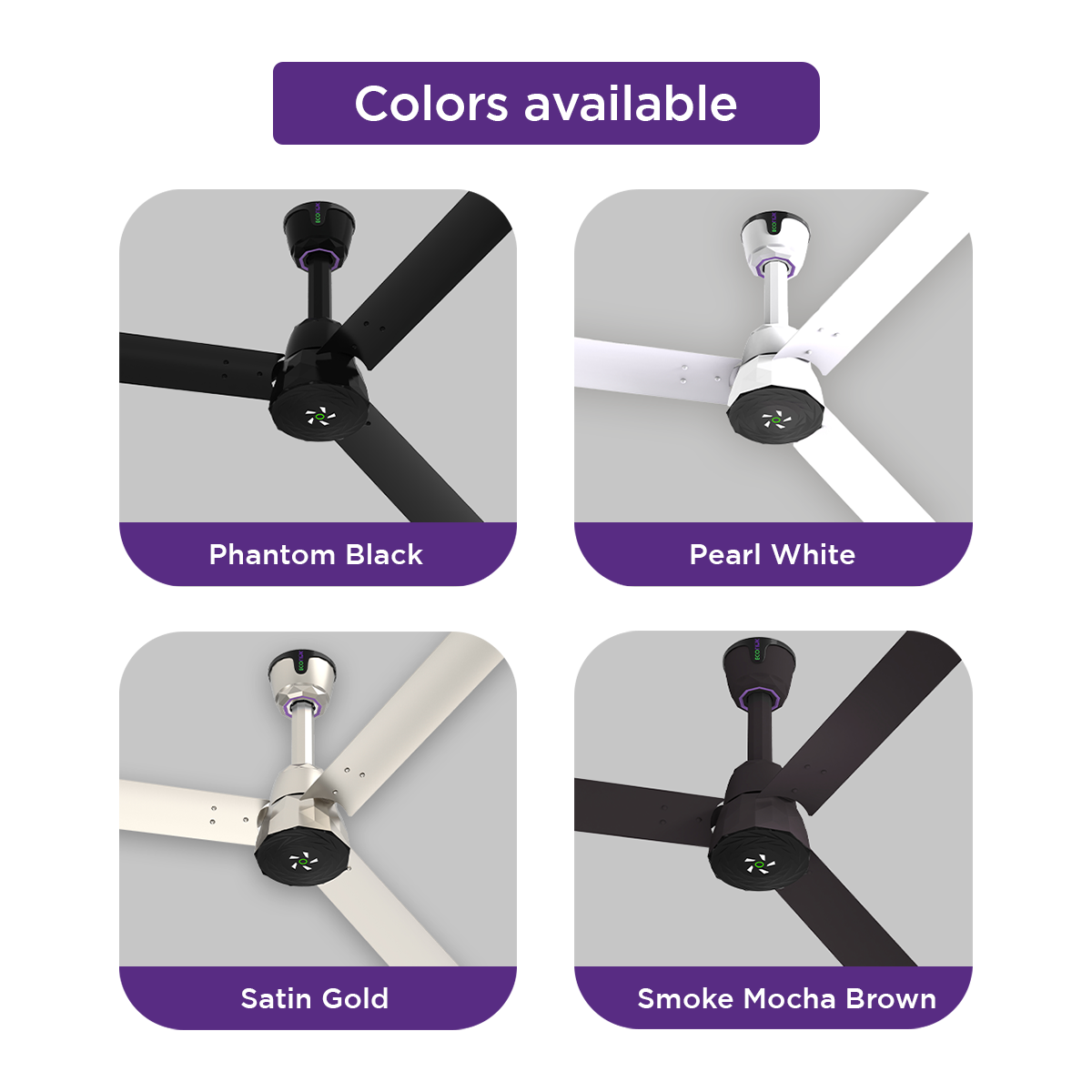 EcoLink AiroKristal BLDC Ceiling Fan
