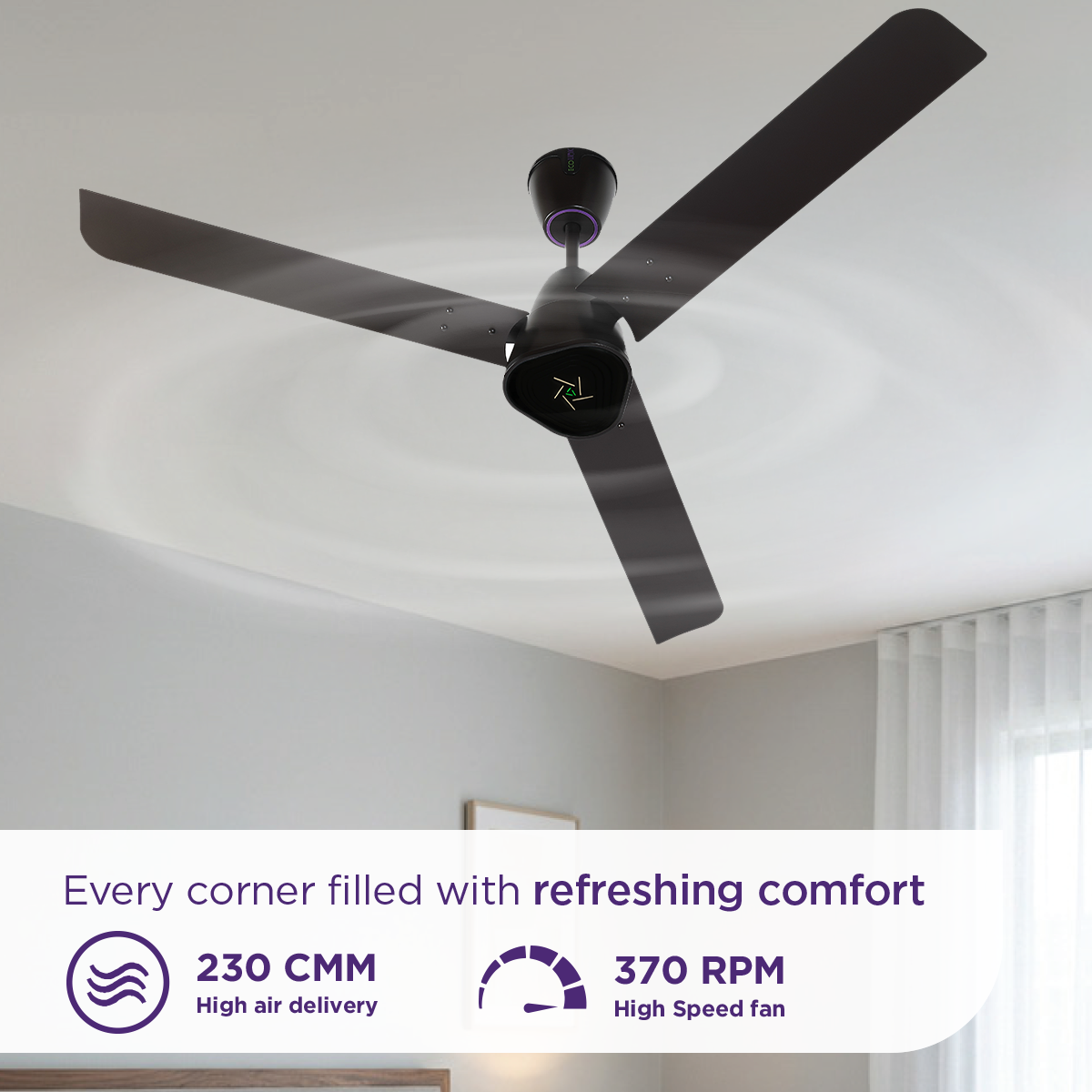 EcoLink AiroGeometry BLDC Ceiling Fan