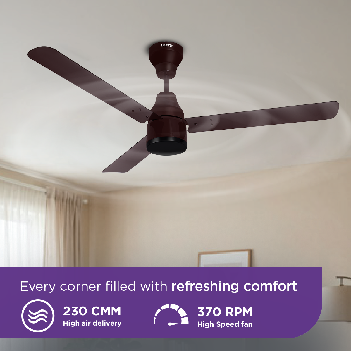 EcoLink AiroTurbo Ceiling Fan