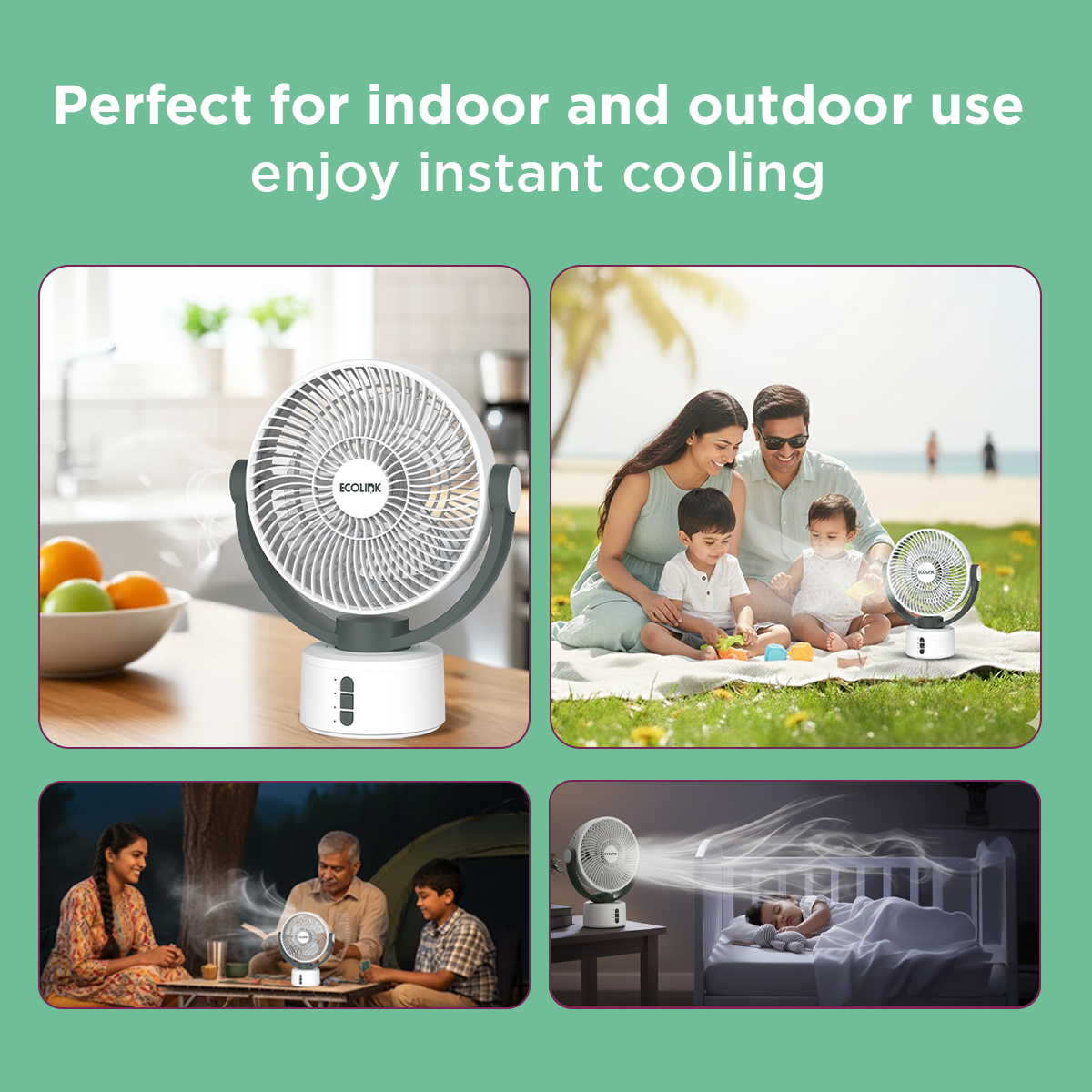 EcoLink Spin Smart Personal Fan
