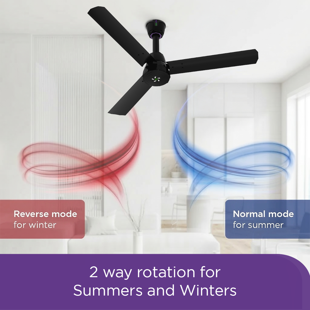 EcoLink AiroKristal BLDC Ceiling Fan