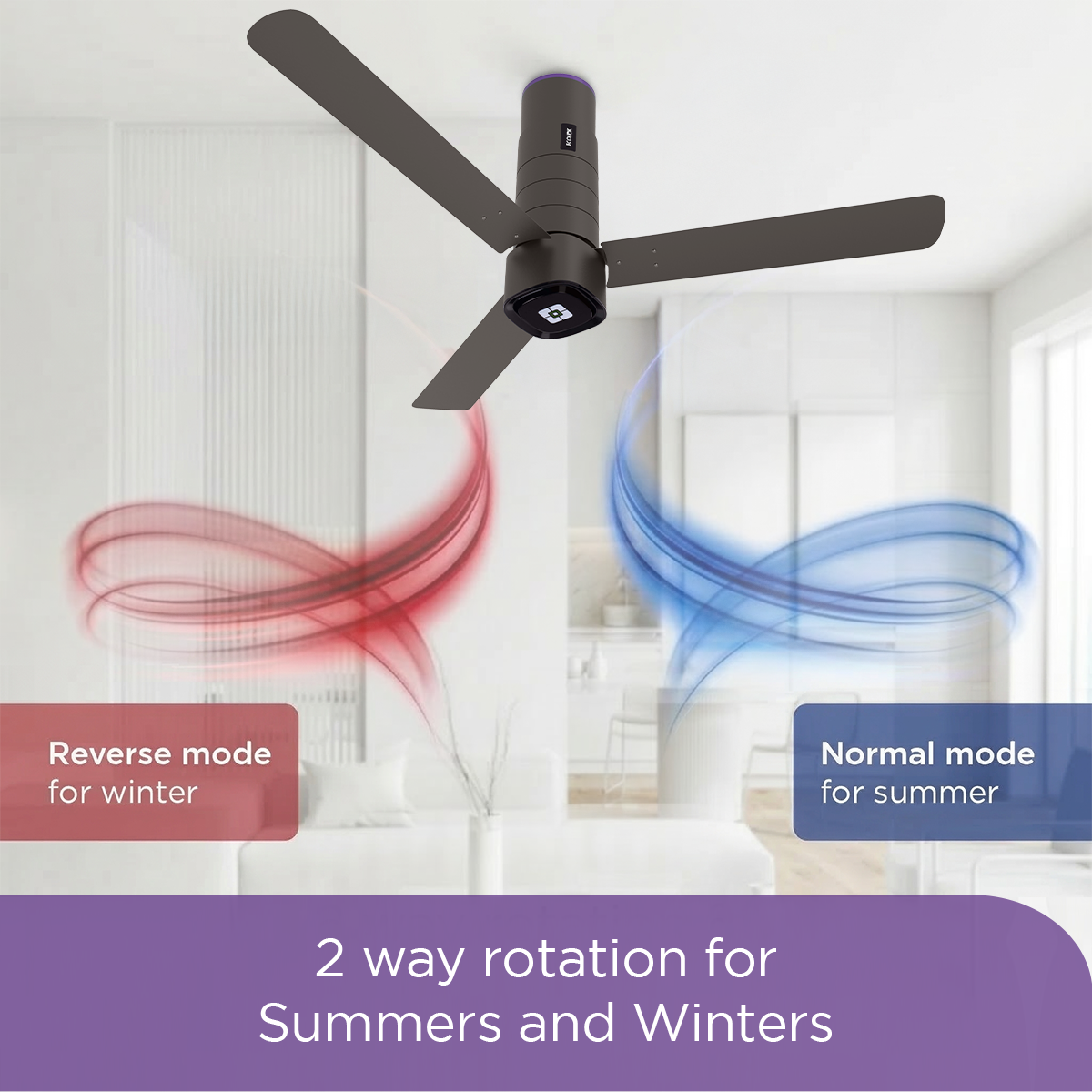 EcoLink AiroQuad 3B BLDC Ceiling Fan