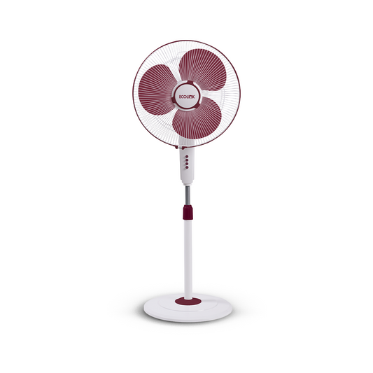 EcoLink Cruiser Neo Pedestal Table Fan (Maroon)