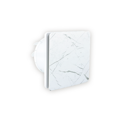 EcoLink Turbo Axial LUXE Exhaust Fan (Marble White)