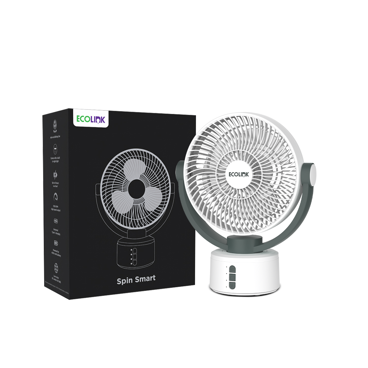 EcoLink Spin Smart Personal Fan