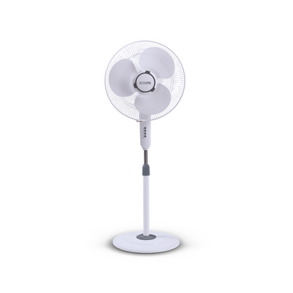EcoLink Cruiser Neo Pedestal Table Fan (White)