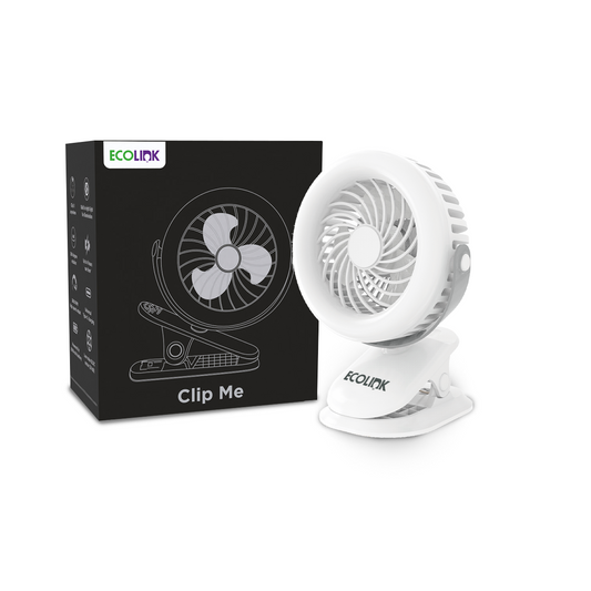 EcoLink Clip Me with Clip Mount Personal Fan