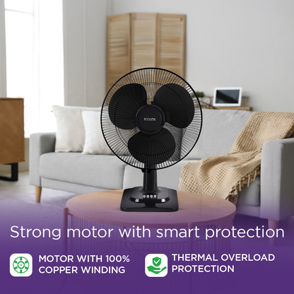 EcoLink Cruiser Neo Table Fan (Black)