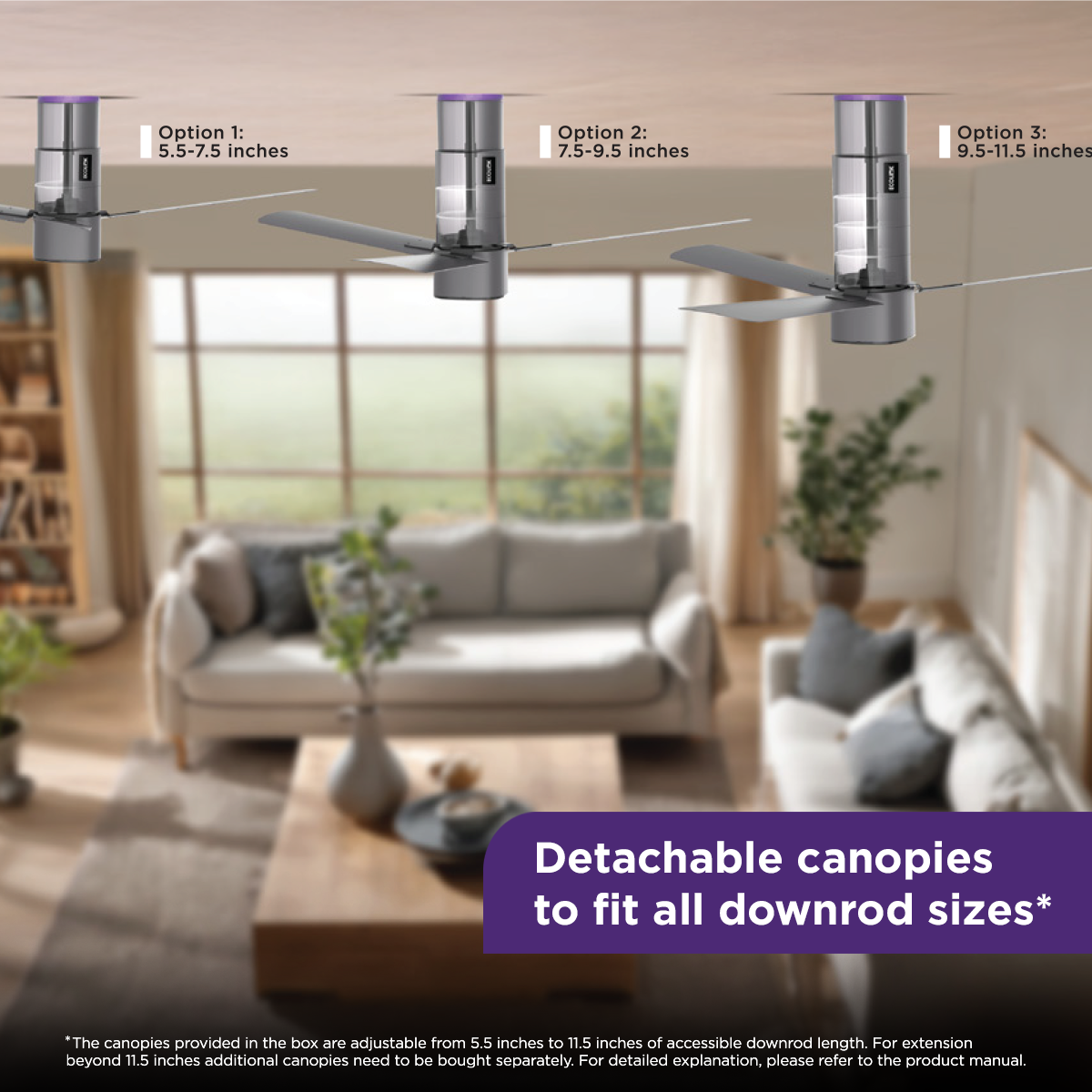 EcoLink AiroQuad 3B BLDC Ceiling Fan