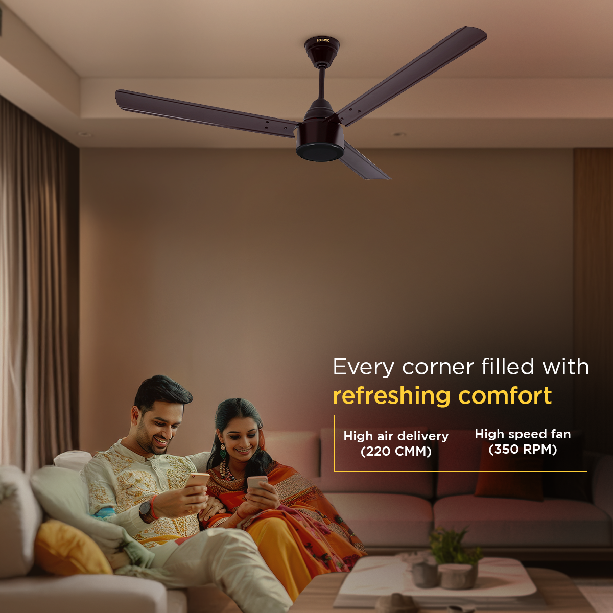 EcoLink AiroMax BLDC Ceiling Fan