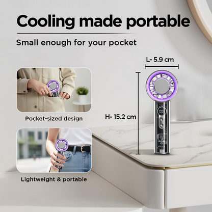 EcoLink Pocket Pal Fan with Arctic Chill