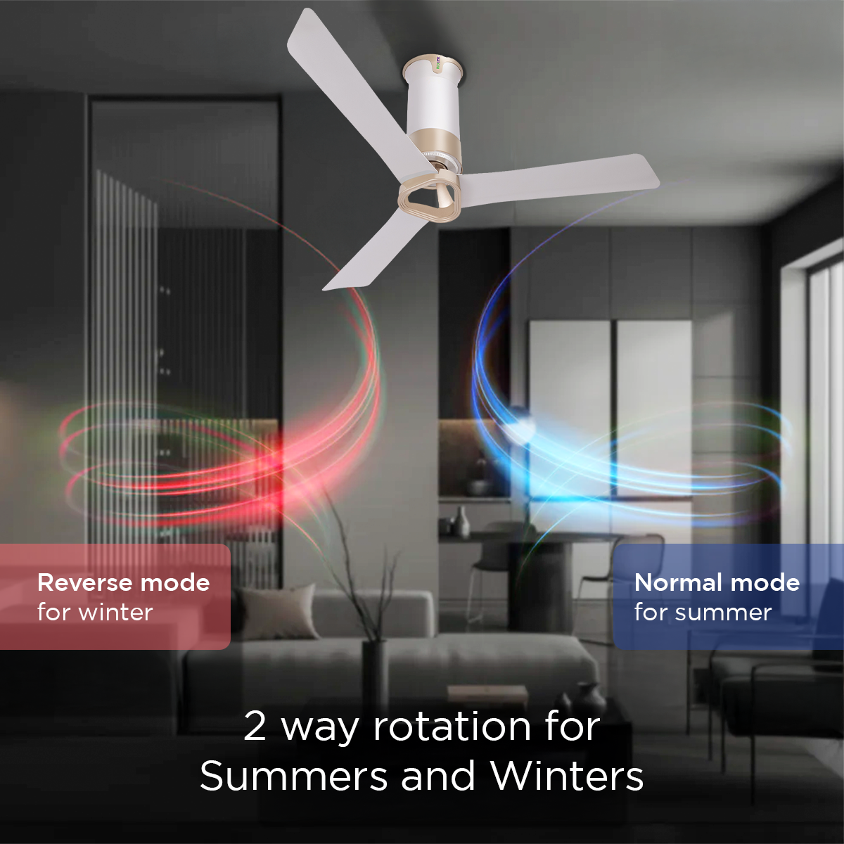 EcoLink AiroElevate Smart Ceiling Fan