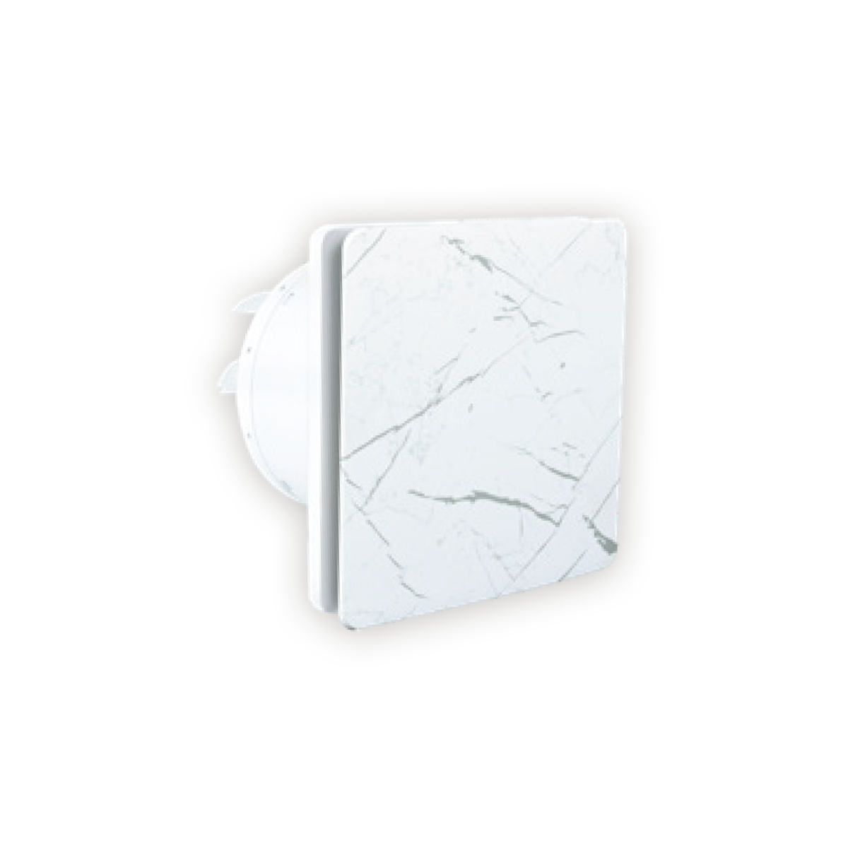 EcoLink Turbo Axial LUXE Exhaust Fan (Marble White)